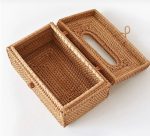 جعبه دستمال کاغذی حصیری - Image 2