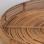 سینی گرد چوبی پیچیده شده - Image 3