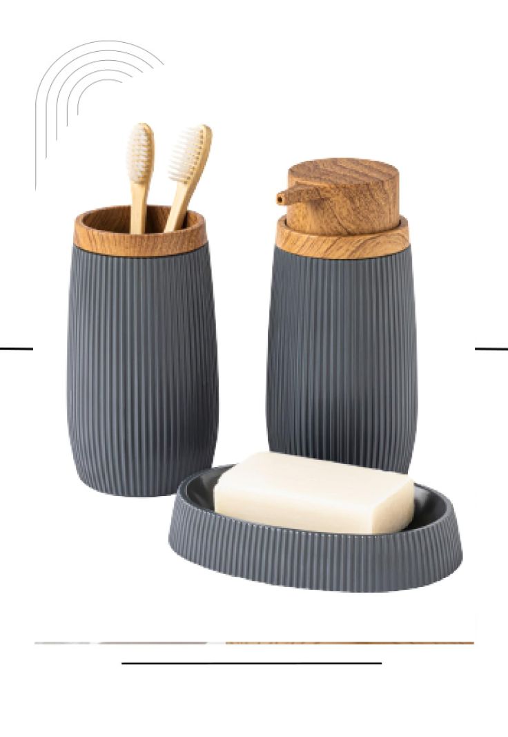 Untitled design(41) ست سرویس بهداشتی کبریتی طوسی - Image 1