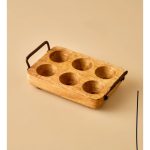 جای تخم مرغی 6 عددی دسته دار