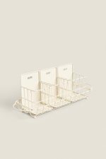 سبد نظم دهنده فلزی 4 تیکه ZARA HOME - Image 4
