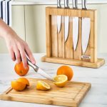 سرویس چاقو با استند چوبی و تخته برش karaca VIGOR - Image 7
