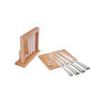 سرویس چاقو با استند چوبی و تخته برش karaca VIGOR - Image 5