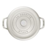 قابلمه چدن 24 سانت سفید staub - Image 4