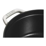 قابلمه چدن 24 سانت سفید staub - Image 3