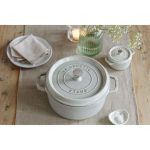 قابلمه چدن 24 سانت سفید staub - Image 2