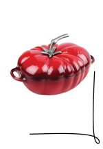 قابلمه چدن طرح گوچه فرنگی staub