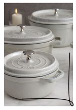 قابلمه چدن 24 سانت سفید staub