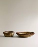 سبد گرد بافته شده zara home - Image 6