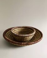 سبد گرد بافته شده zara home - Image 5