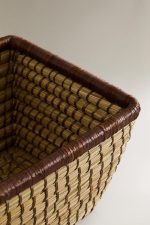 سبد مستطیل بافته شده zara home - Image 5