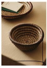 سبد گرد بافته شده zara home