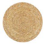زیر بشقابی بافت حصیری گرد - Image 6