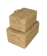 نظم دهنده بافت حصیری مستطیل دسته دار - Image 3