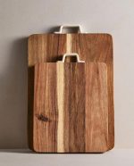 تخته برش چوبی با دسته سرامیکی ZARA HOME - Image 5