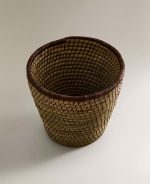 سطل گرد بافته شده zara home - Image 2