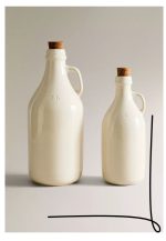 بطری سرامیکی دردار کرم zara home