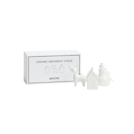 آویز درخت کریسمس سرامیکی 3 عددی H&M HOME