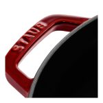 قابلمه چدن 18 سانت زرشکی staub - Image 4