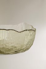 کاسه شیشه ای سبز طرح کاهو ZARA HOME - Image 4