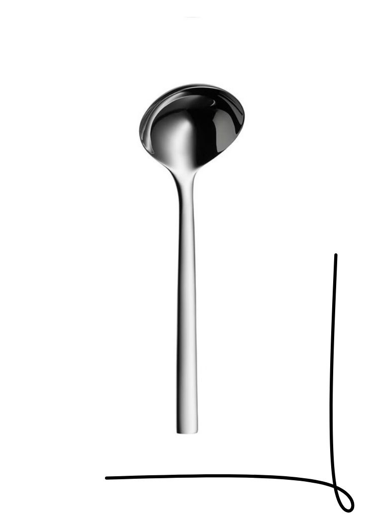 shay market(237) ملاقه استیل WMF nuova sause ladle - Image 1