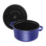 قابلمه چدن 28 سانت سرمه ای staub - Image 6
