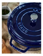 قابلمه چدن 28 سانت سرمه ای staub - Image 9