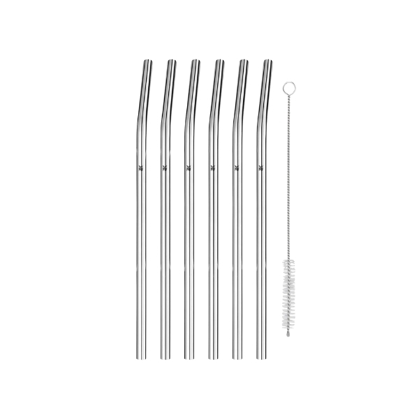 Untitled design (75) ست 6 عددی نی استیل کچ WMF Baric Straw - تصویر 1