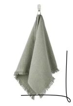 حوله دستی ایکیا VALLASAN سبز روشن سایز 40×70
