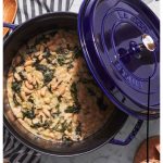 قابلمه چدن 28 سانت سرمه ای staub