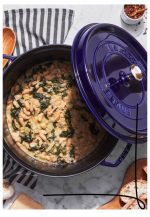 قابلمه چدن 28 سانت سرمه ای staub