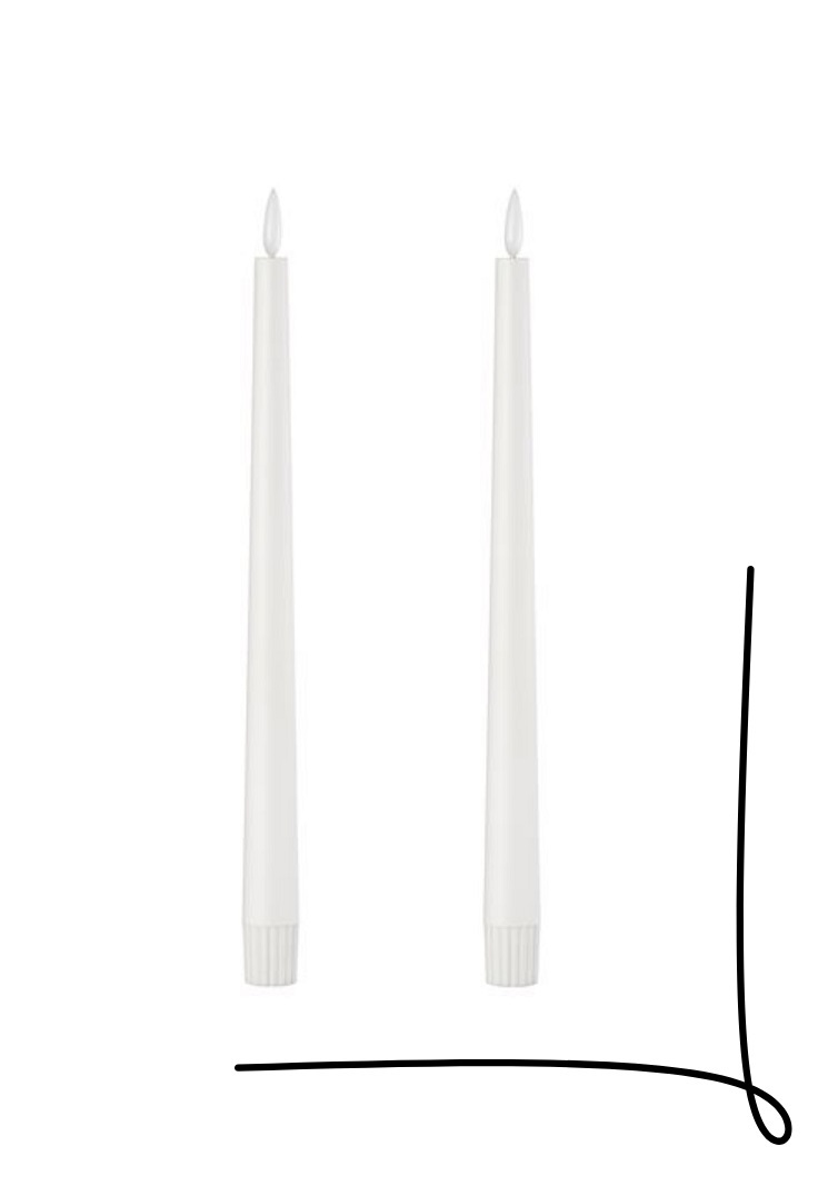 45854564g15221111 شمع باطری خور LED ایکیا بسته 2 عددی IKEA SMALOM - Image 1