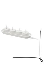 شمع وارمر شارژی LED ایکیا  بسته 4 عددی IKEA SMALOM