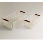 سبد فلزی دسته چوبی زاراهوم ZARA HOME