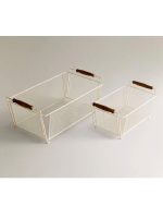 سبد فلزی دسته چوبی زاراهوم ZARA HOME