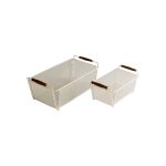سبد فلزی دسته چوبی زاراهوم ZARA HOME