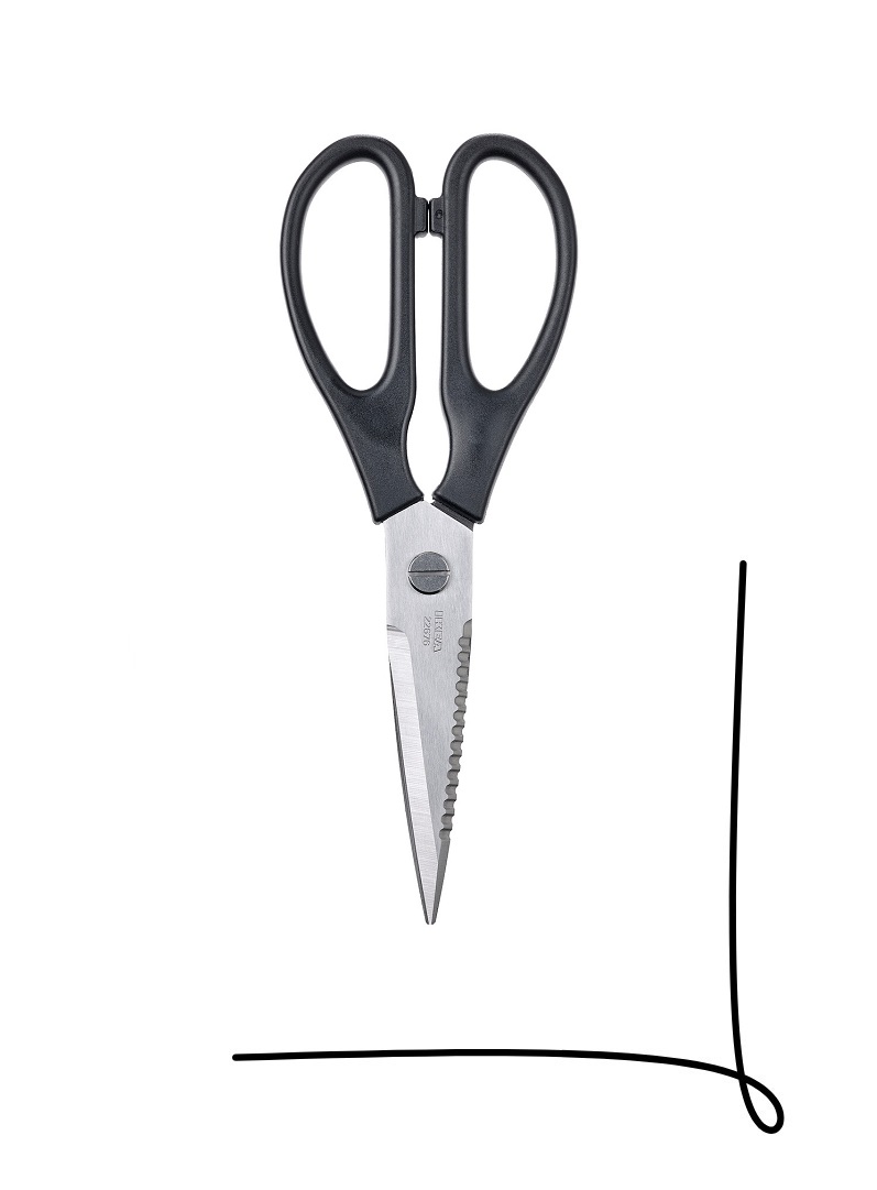 ghtr1242 قیچی اشپزخانه ایکیا مدل IKEA SVARTFISK - Image 1
