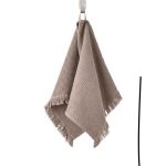 حوله دستی ایکیا VALLASAN خاکی سایز 40×70