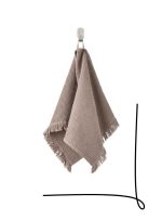 حوله دستی ایکیا VALLASAN خاکی سایز 40×70