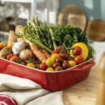 ظرف فر سرامیکی قرمز 34*24 سانتیمتر staub - Image 2