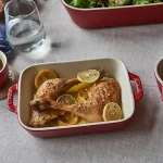 ست 3 عددی ظرف فر سرامیکی قرمز staub - Image 3