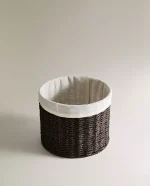سبد گرد با آستر نخی zara home - تصویر 5