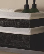 سبد مستطیل با آستر نخی بزرگ zara home - Image 6