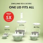ست 9 پارچه ظروف وکیوم با دستگاه  zwilling - Image 10