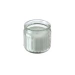 شمع معطر با ظرف شیشه‌ای، سبز روشن، رایحه سیب IKEA HOKGOK