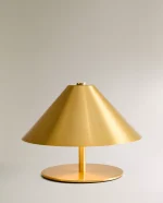 چراغ خواب طلایی مخروطی zara home - Image 2