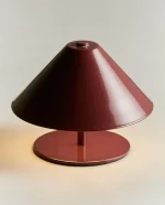 چراغ خواب زرشکی مخروطی zara home - تصویر 2