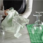 پک 4 عددی دستمال آشپزخانه راه راه IKEA RINNIG - Image 2