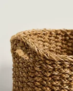 سبد بافت گرد کوتاه zara home - تصویر 5