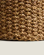 سبد بافت گرد کوتاه zara home - تصویر 4